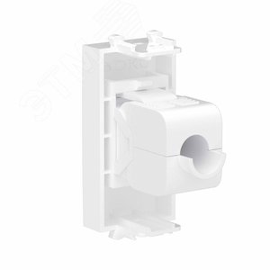 Avanti Розетка компьютерная RJ-45 без шторки      модульная кат.6 Белое облако 1 модуль - фото 3