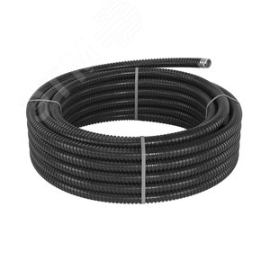 Металлорукав DN 40мм в герметичной ПВХ изоляции,  Dвн 40,0 мм, Dнар 46,0,25 м, цвет чёрный 3