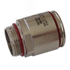 Взрывозащищенная Ex e муфта труба-коробка. DT 25 мм. M25x1,5.Никелированная латунь. IP66/67 (EX6111-A25N) - DKC (ДКС)