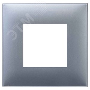 Avanti Рамка ARTLEBEDEV  Закаленная сталь 2 модуля