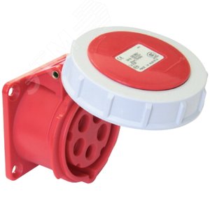 Розетка скрытой установки IP67 16A 3P+E+N 400V (DISF240165)