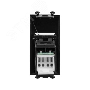 Avanti Компьютерная розетка RJ-45 модульная, кат.6, , Черный матовый, 1 модуль - фото 3