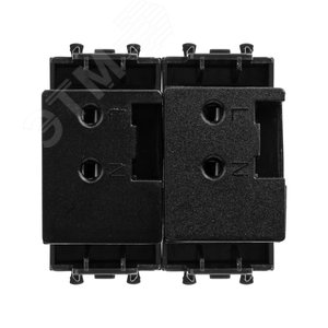 Avanti USB зарядное устройство модульное, , Черный матовый, 2 модуля - фото 3