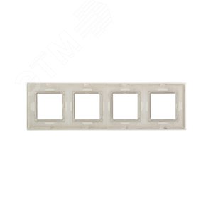 Рамка из натурального стекла, ''Avanti'', светло-зеленая, 8 модулей 3