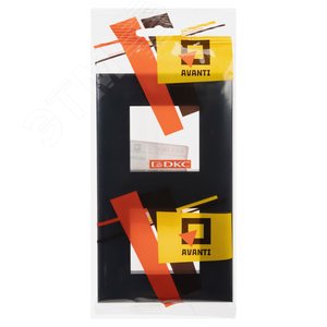 Avanti Рамка ARTLEBEDEV ''Черный квадрат'' 4 модульная 5