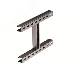 H-образное крепление к вертикальной двутавровой балке, 400 мм, INOX 304 (IBMH4040C) - DKC (ДКС)