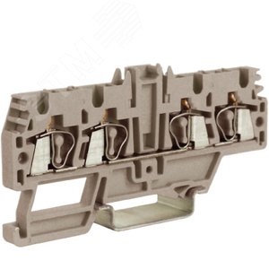 Зажим проходной HMM.2/1+2(Ex)i 1 ввод/2 вывода 2.5 кв.мм синий QUADRO (ZHI510) - DKC (ДКС)
