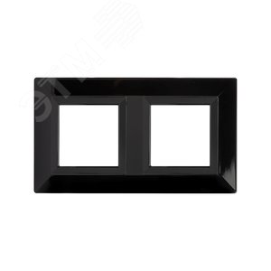 Рамка из металла, ''Avanti'', черная, 4 модуля