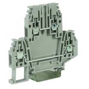 Зажим проходной DBC.2/LGR с лампой/LED сигнализацией QUADRO (ZDB130GR) - DKC (ДКС)
