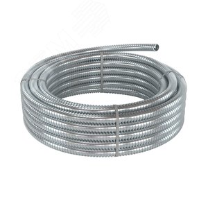 Металлорукав из оцинкованной стали DN 35мм D внутренний =35.0 мм D наружный=39.5 мм IP40 25м 3