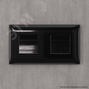 Avanti Рамка ARTLEBEDEV ''Черный квадрат'' 4 модульная 6