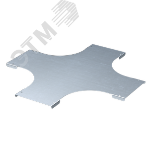 Крышка на Х-образный ответвитель 400, R300, 1,0 мм, нержавеющая сталь AISI 304 (IKLXV3400C)