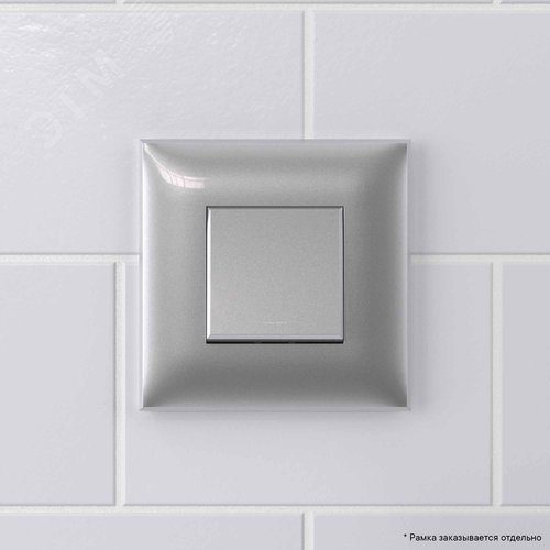 Avanti Переключатель одноклавишный в стену  Закаленная сталь 5