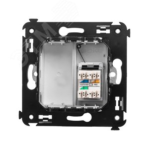 Avanti Телефонная розетка RJ-12 в стену  Закаленная сталь 3