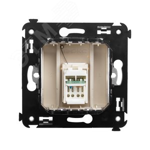 Avanti Компьютерная розетка RJ-45 в стену, кат.6 одинарн ая  Ванильная дымка - фото 3