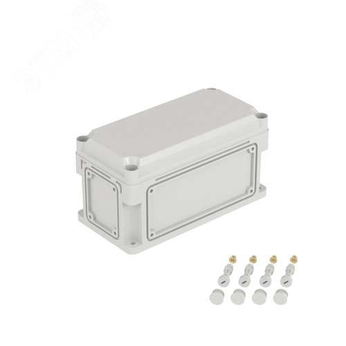 Корпус IP66/IP67, 300х150х160 мм, без МП, с фланцами, непрозрачная крышка H= 35 мм - DKC (ДКС)