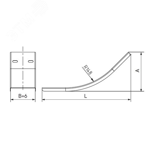 Крышка на угол вертикальный внутренний 45 градусов 100х400, 1,2 мм, цинк-ламель, в комплекте с крепежными элементами необходимымидля монтажа - фото 2