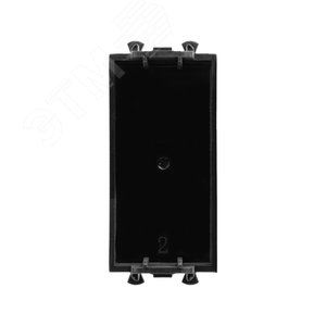 Avanti Заглушка Черный квадрат модульная, кат.     5е, 1 модульная - фото 3