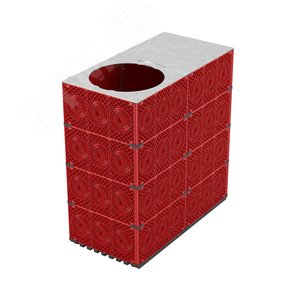 Кабельный колодец связи (ККС) пластиковый для кабельной канализации, 1500х750х1500 мм, под разгрузочную плиту - DKC (ДКС)