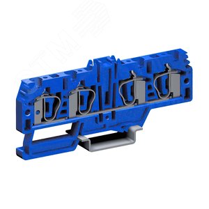 Зажим проходной HMM.2/1+2(Ex)i 2 ввод/2 вывода 2.5 кв.мм синий QUADRO (ZHI520) - DKC (ДКС)