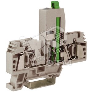 Зажим пружинный HMF.4/L12/GR с держателем предохранителя QUADRO - DKC (ДКС)