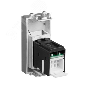 Avanti Компьютерная розетка RJ-45 модульная кат.6  Закаленнаясталь 1 модуль - фото 4