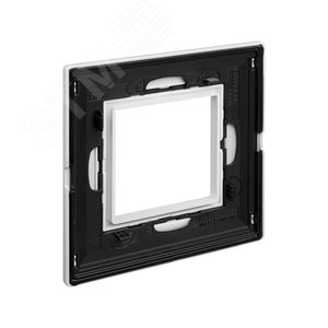 Рамка из металла, ''Avanti'', белая, 2 модуля 4