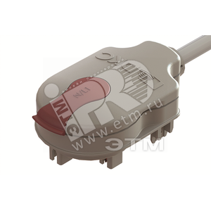 Блок отводной с кабелем 800 мм (H05Z1Z1F) N/L1 2P 10A - DKC (ДКС)