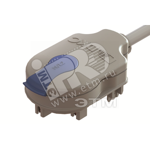 Блок отводной с кабелем 800 мм (H05Z1Z1F) N/L2 2P 10A (ltn70app02aa000000) - DKC (ДКС)