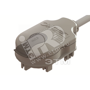 Блок отводной с кабелем 800 мм (H05Z1Z1F) N/L3 2P 10A - DKC (ДКС)