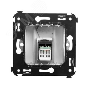 Avanti Компьютерная розетка RJ-45 в стену кат.5e  одинарная Закаленная сталь (4404463) 3