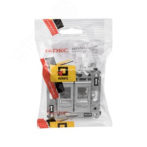 Avanti Компьютерная розетка RJ-45 в стену, кат.6 двойная,, Закаленная сталь - фото 5