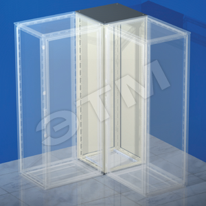 Секция угловая CQE 1800 x 800 x 800мм с двумя задними панелями - DKC (ДКС)