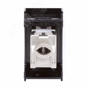 Розетка RJ-45 категория 5E экран Viva 1 модуль черная - фото 4