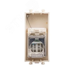 Компьютерная розетка ''Ванильная дымка'' ''Avanti'' RJ-45 модульная, кат. 6 экран, 1 мод - фото 3