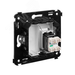 Avanti Телефонная розетка RJ-12 в стену  Закаленная сталь 4