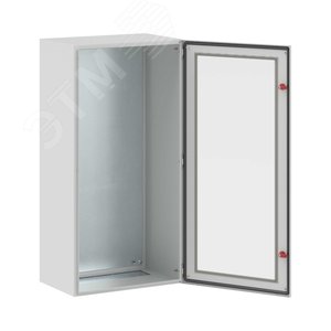 Щит с монтажной панелью ЩМП 1200x600x400мм  серия ST c прозрачной дверью 2