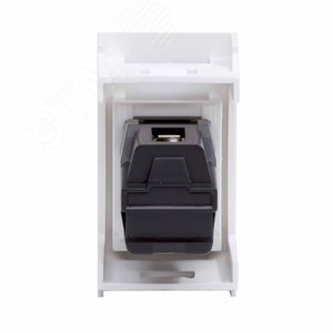 VIVA Розетка 1 модуль белая USB 2.0 - фото 4