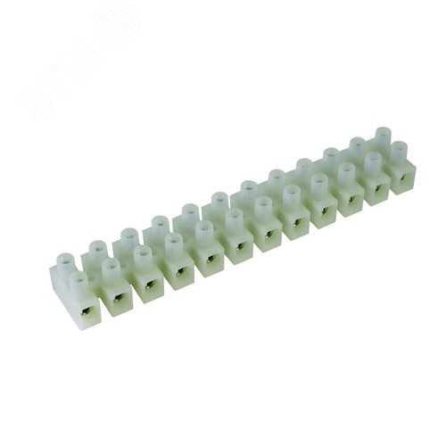Клеммник 12П 85 градусов 450V 24A 4мм.кв белый полипропилен - DKC (ДКС)