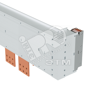 Горизонтальный угол + секция подключения с параллельными фазами тип 4 Cu 3P+N+Pe 500 - DKC (ДКС)