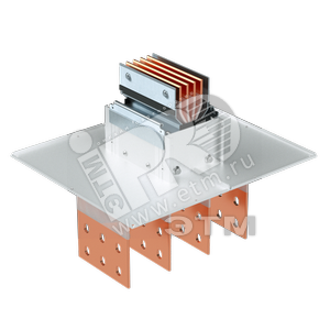 Секция подключения к трансформатору/щиту тип 2 Cu 3P+N+Pe+Fe 800А IP55 (PTC08GTST2AA000) - DKC (ДКС)