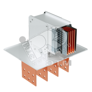 Угол вертикальный + секция подключения тип 2 Cu 3P+N+Pe+Fe 3200А IP55 - DKC (ДКС)