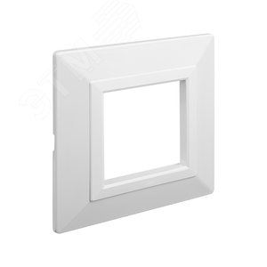 Рамка из металла, ''Avanti'', белая, 2 модуля 2