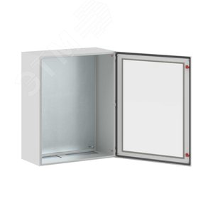 Щит с монтажной панелью ЩМП 1000x800x400мм  серия ST c прозрачной дверью 2