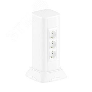 Миниколонна алюминиевая, 0.35м, цвет белый, ДКС - фото 2