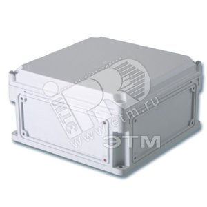 Корпус IP67 400х300х160 Hкрышки=35  пластиковый с выбивным фланцем непрозрачная крышка - DKC (ДКС)
