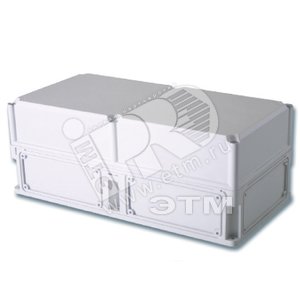 Корпус IP67 600х400х235 Hкрышки=110 с выбивным фланцем непрозрачная крышка - DKC (ДКС)