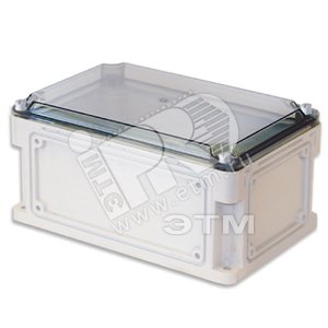 Корпус пластиковый IP67 600х400х146 Hкрышки= 21 стенки с выбивными фланцами прозрачная крышка - DKC (ДКС)