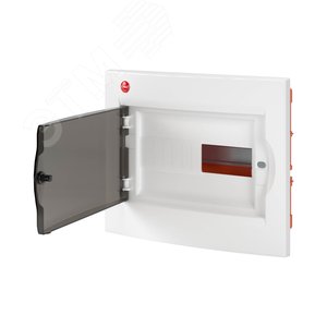 Щит встраиваемый с дверцей 12 модулей IP41 белый  с клеммным блоком 63А - фото 3