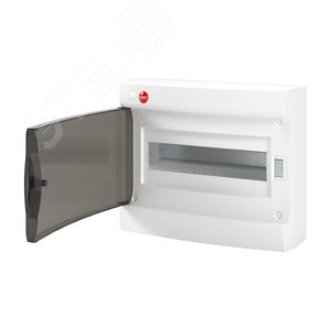 Щит настенный с дверцей 12 модулей IP41 белый с   клеммным блоком 63А - фото 3